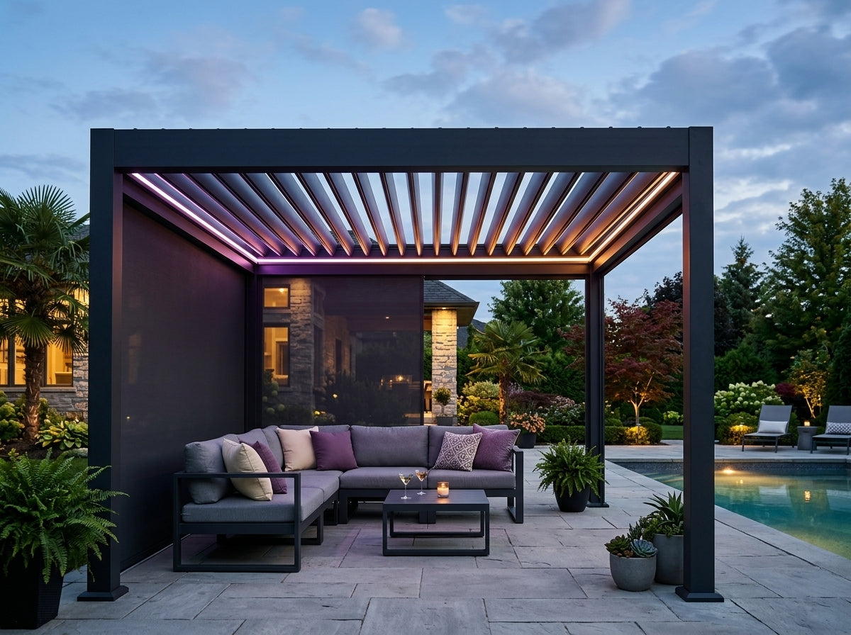 Cabana X Core+ Package — Smart Pergola with RGB LED