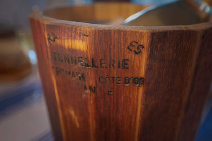 French Oak Ice Bucket, Wine Barrel Wood