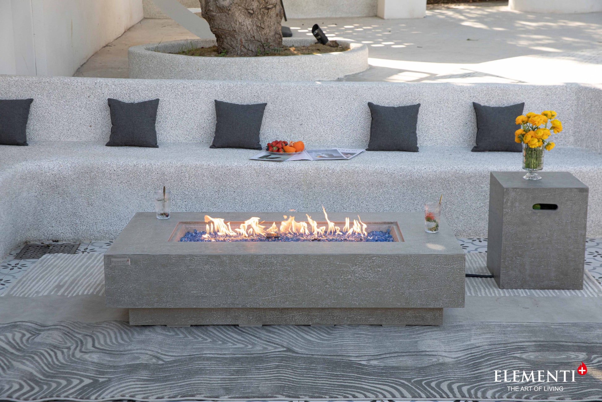 Elementi Riviera Fire Table - main view