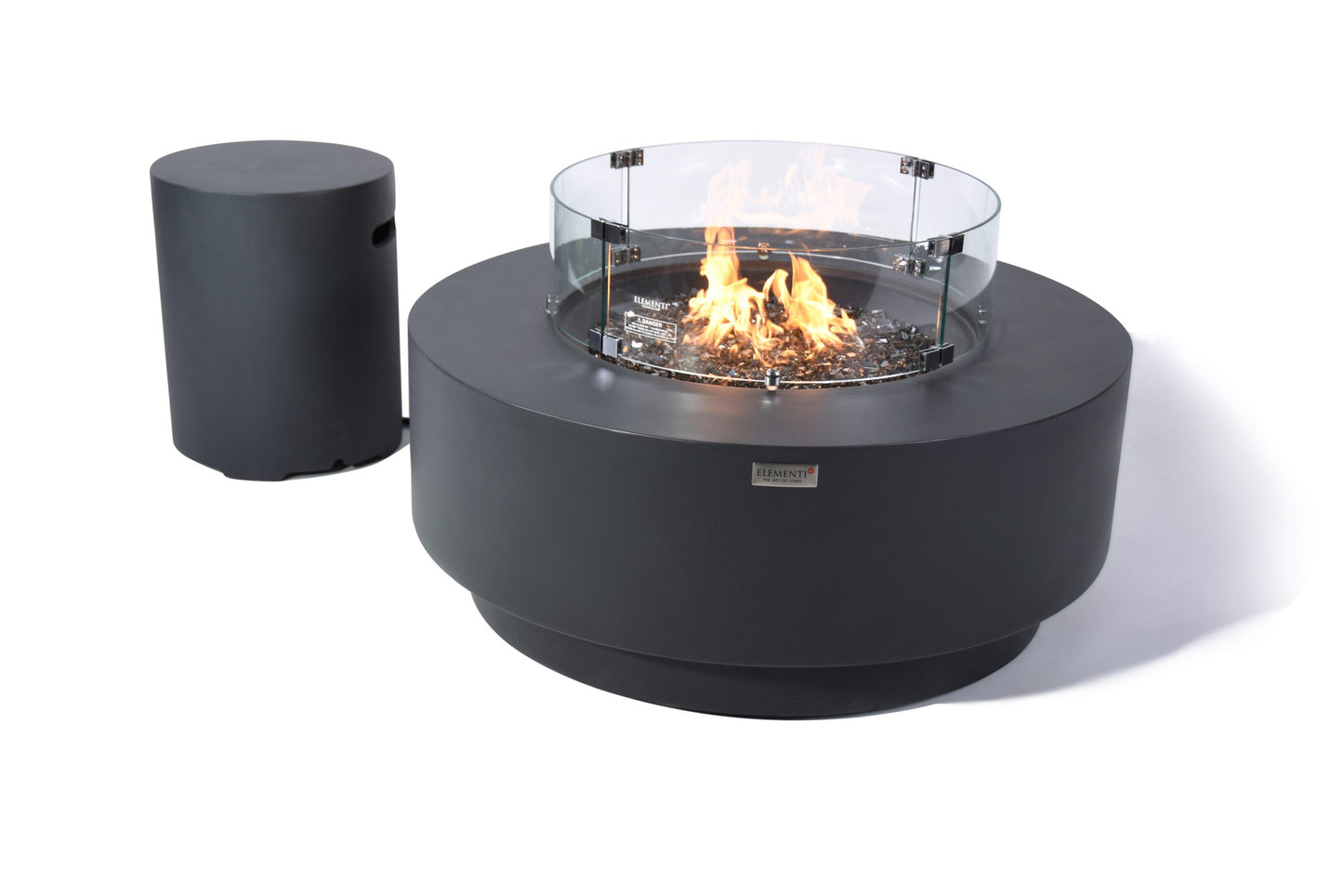 Elementi Nimes Fire Table - with tank cover