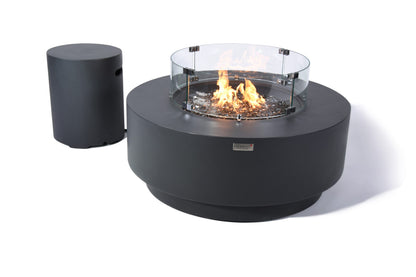 Elementi Nimes Fire Table - with tank cover
