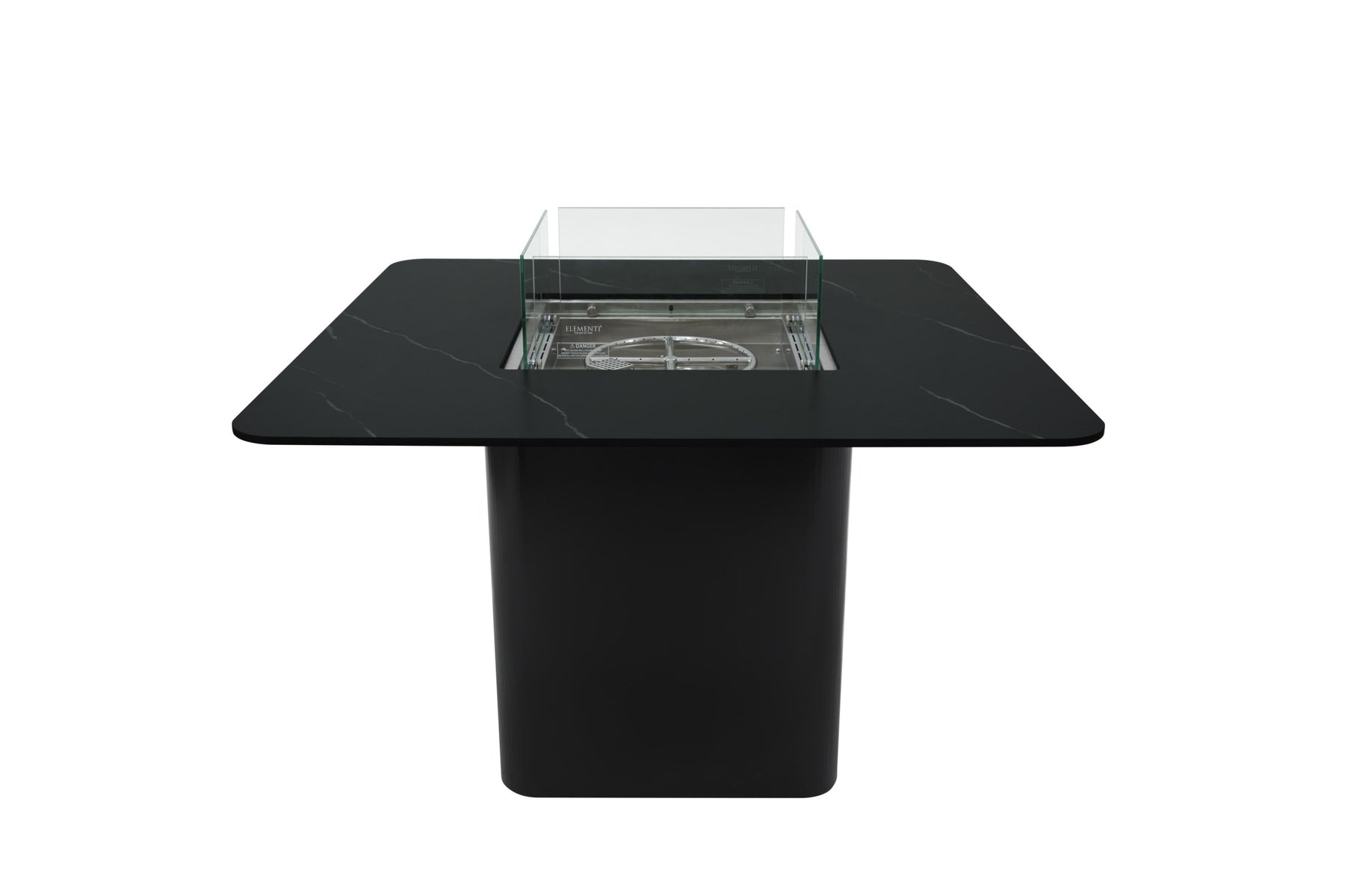 Elementi Plus Brugge Fire Table frame detail