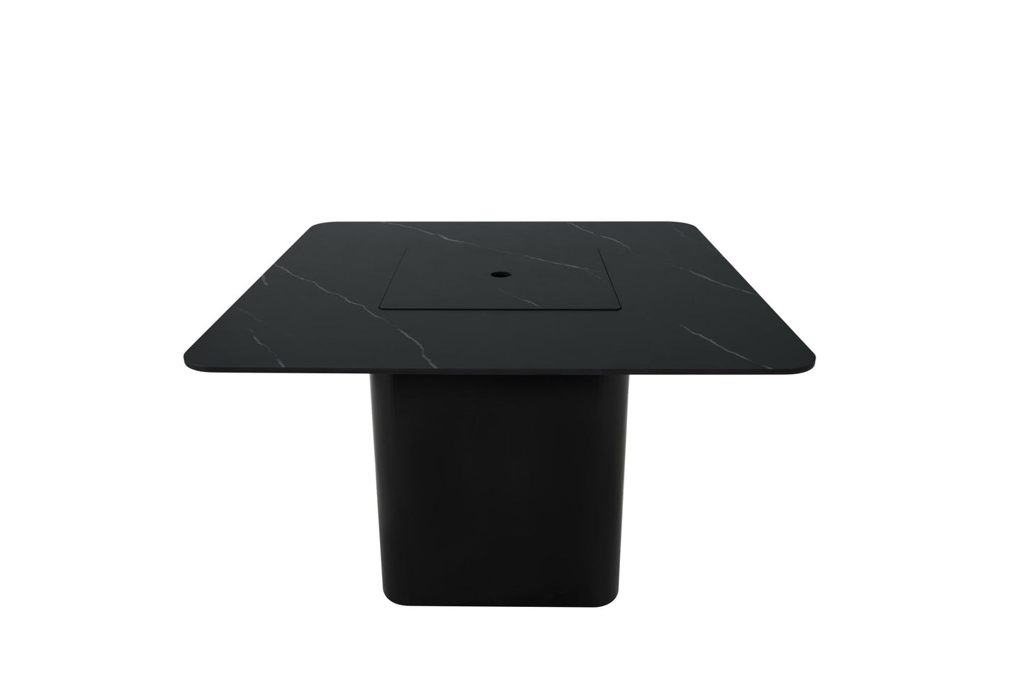Elementi Plus Brugge Dining Fire Table overhead view