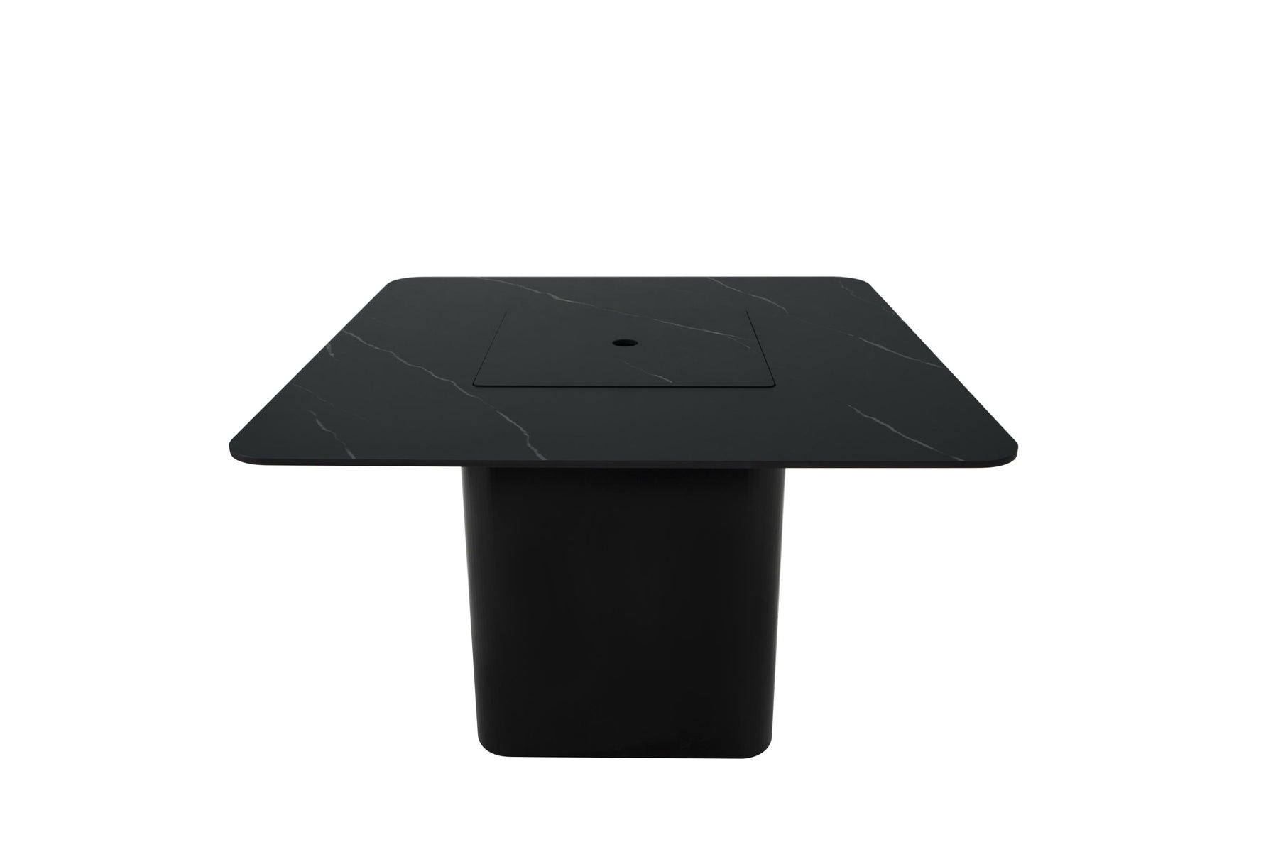 Elementi Plus Brugge Dining Fire Table overhead view