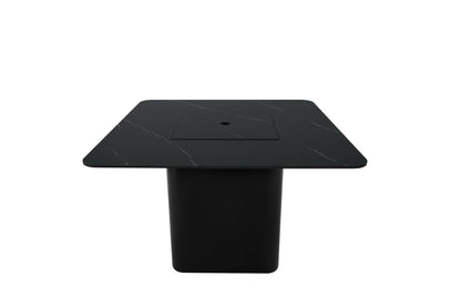 Elementi Plus Brugge Dining Fire Table overhead view