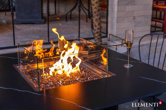 Elementi Plus Brugge marble porcelain top detail