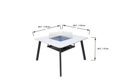 Elementi Plus Helsinki Fire Table specs detail
