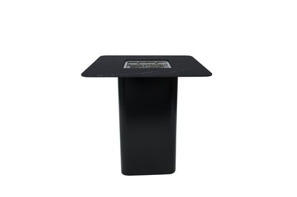 Elementi Plus Koln Marble Porcelain Bar Fire Table