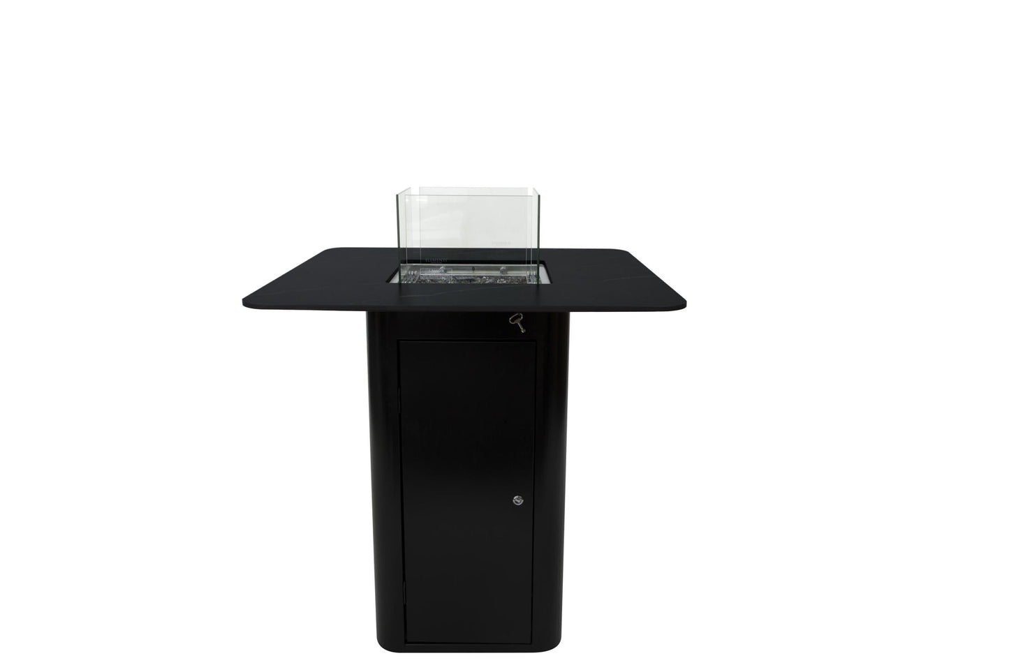 Elementi Plus Koln Marble Porcelain Bar Fire Table