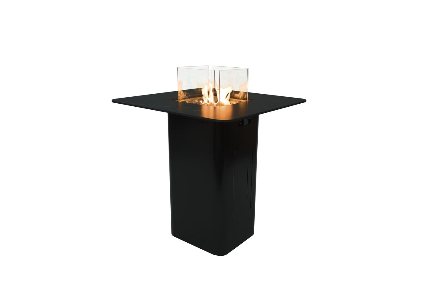 Elementi Plus Koln Marble Porcelain Bar Fire Table