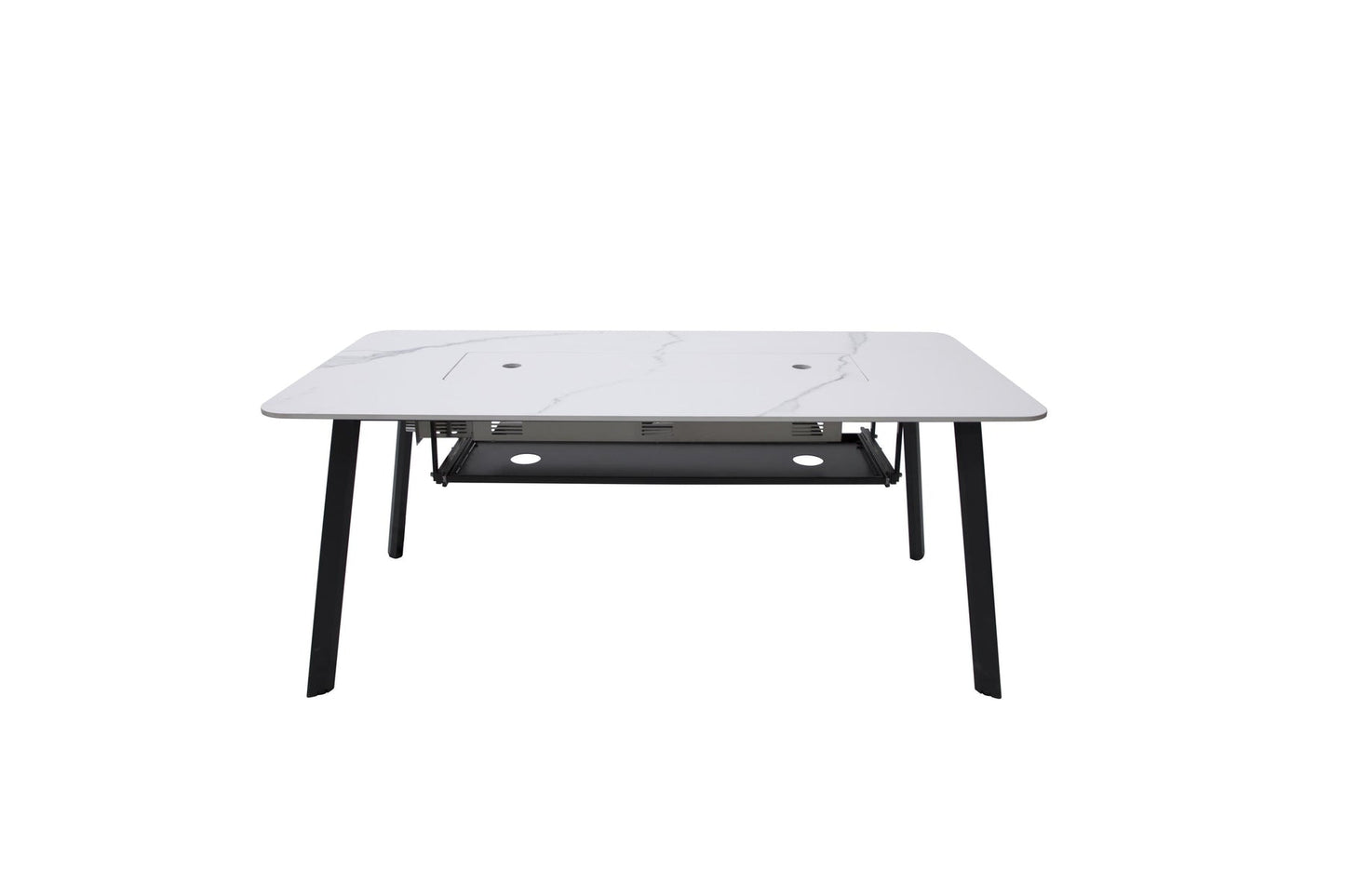 Elementi Plus Oslo Marble Porcelain Dining Fire Table