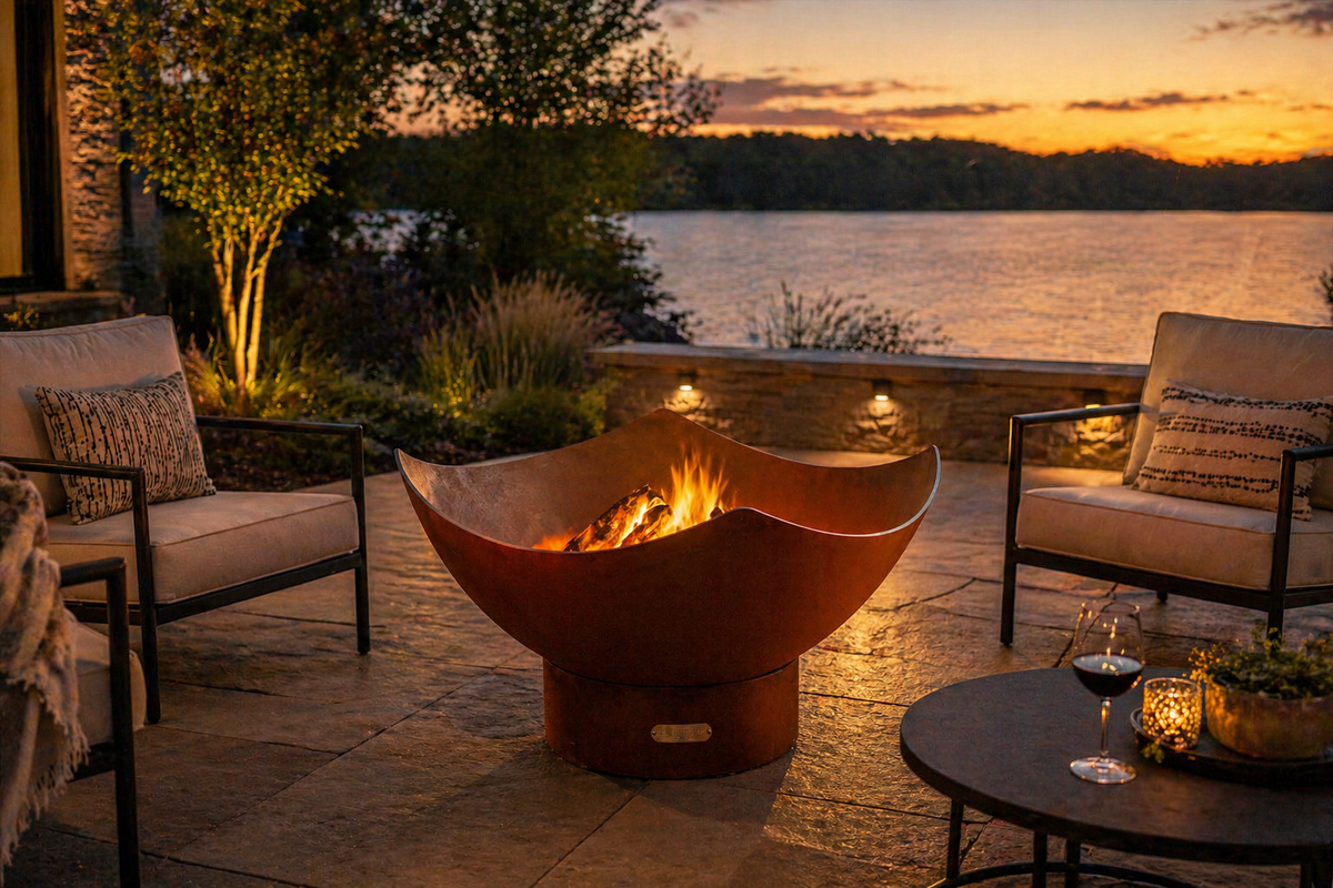 Manta Ray Fire Bowl