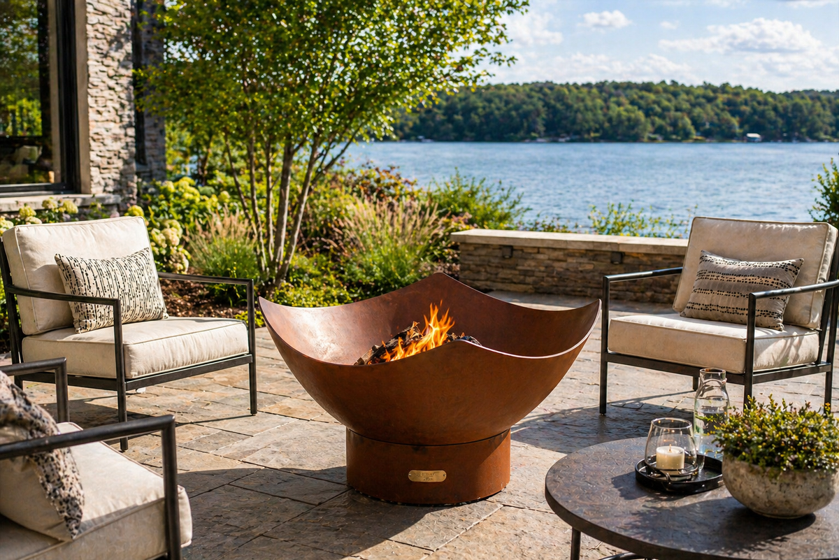 Manta Ray Fire Bowl