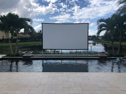 Elite Screens Yard Master Plus Outdoor Freestanding Projection Screen