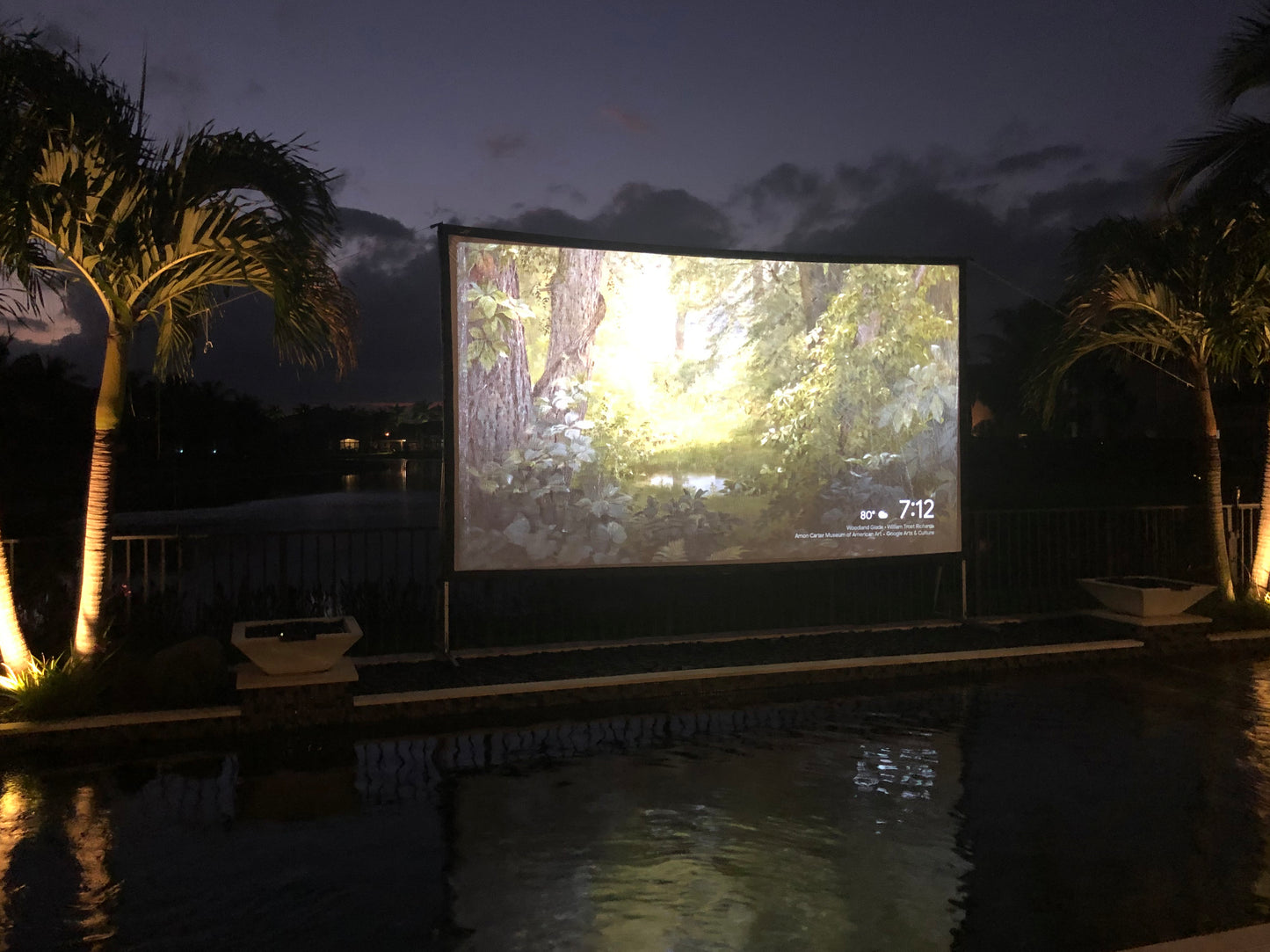 Elite Screens Yard Master Plus Outdoor Freestanding Projection Screen