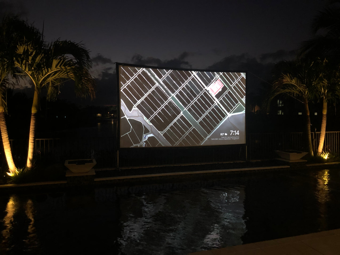Elite Screens Yard Master Plus Outdoor Freestanding Projection Screen
