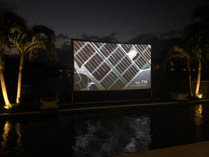 Elite Screens Yard Master Plus Outdoor Freestanding Projection Screen
